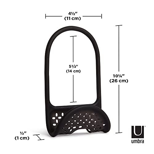 Umbra Sling Kitchen Sink Accessory, Single-Sided Sponge Holder, Black - Image 3