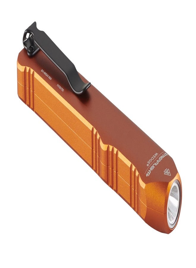 Streamlight 88820 Wedge 1000-Lumen Max 300-Lumen Standard 1200-Candela Flat Everyday Carry Flashlight, Includes USB-C Cable and Lanyard, Orange - Image 3
