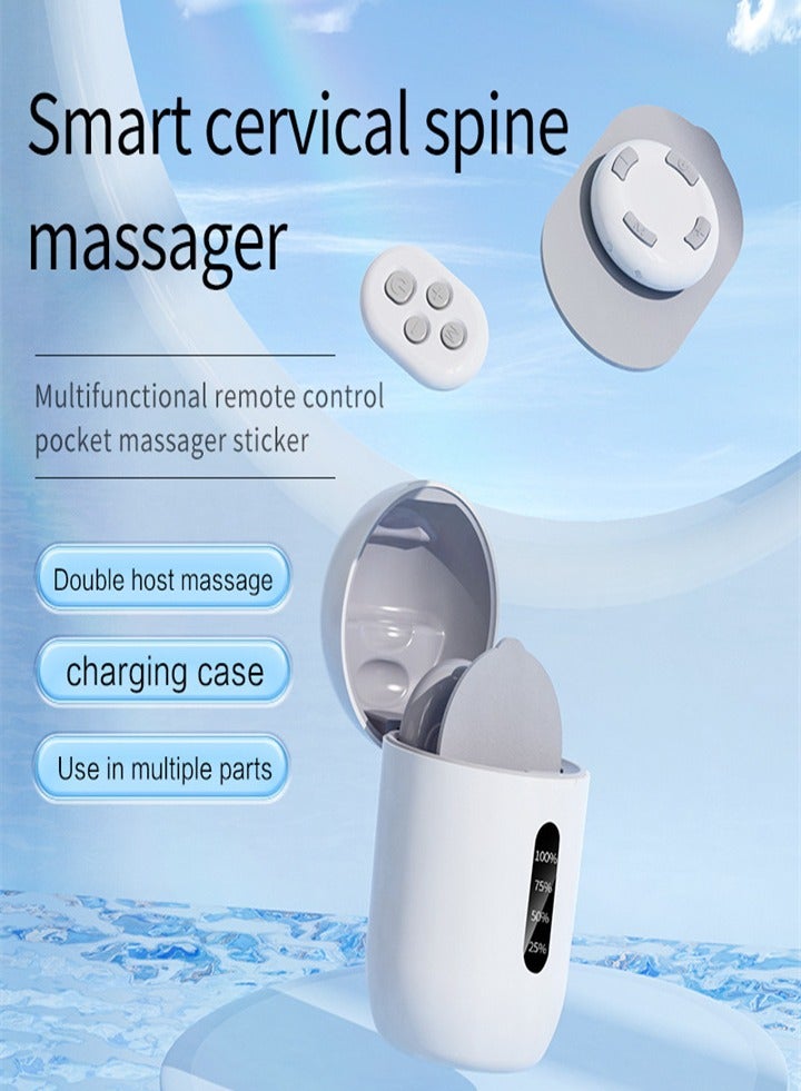 Pulse, cervical massager, back, waist and legs, remote control mini massager - Image 1