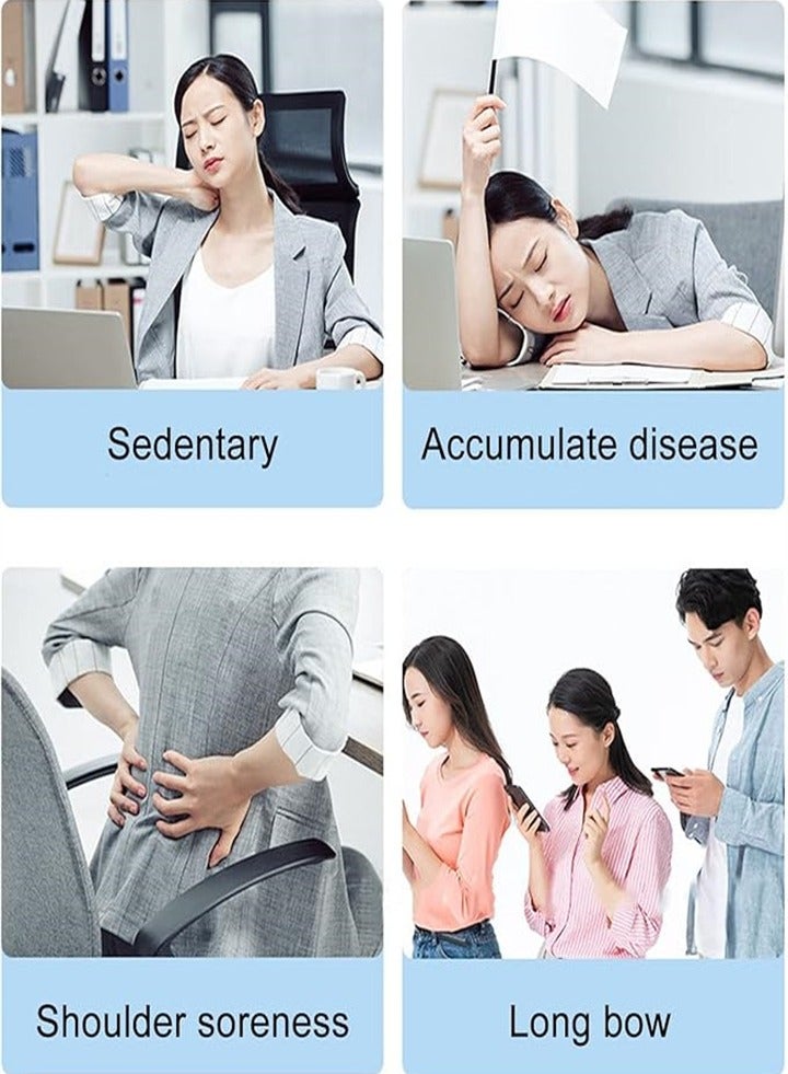 Pulse, cervical massager, back, waist and legs, remote control mini massager - Image 5