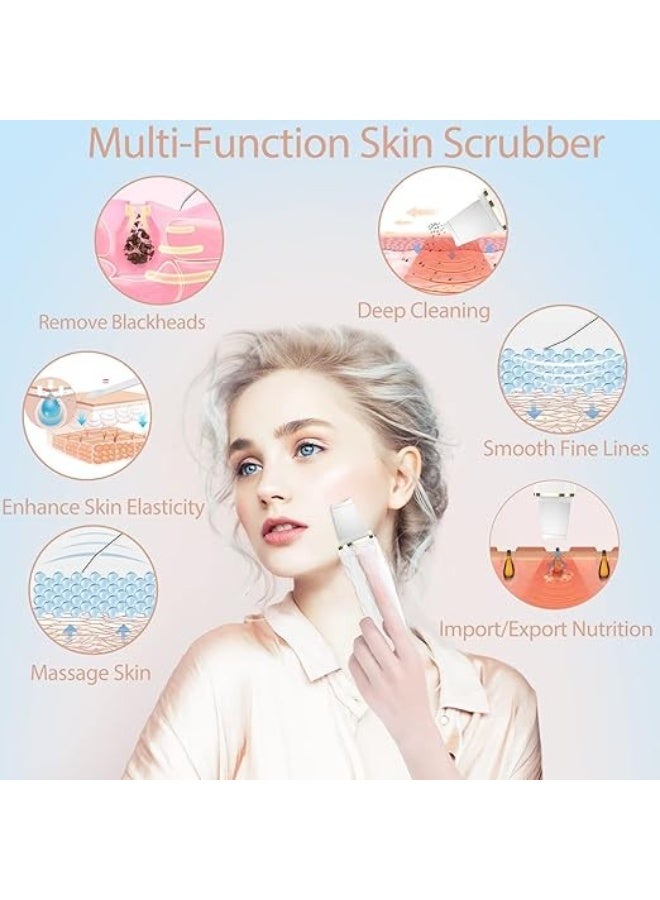 جهاز تقشير البشرة – مزيل الرؤوس السوداء، منظف المسام، مكشطة للعناية بالبشرة وتقشير الوجه - Image 2