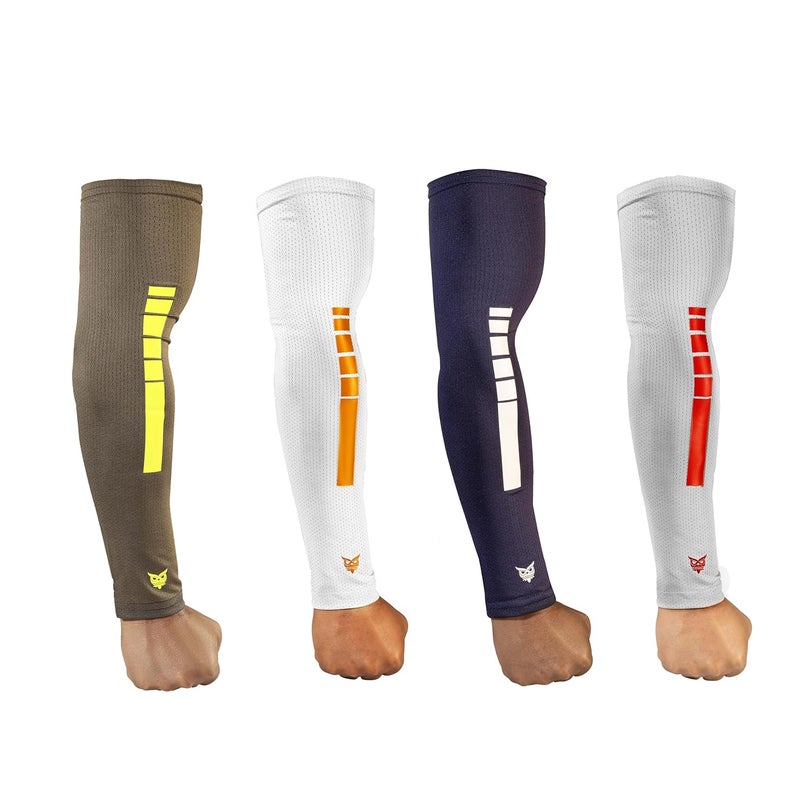 BADOWL V-Fit Premium Sleeves – Breathable, Lightweight, Stretchable Arm Sleeves for Sun Protection, Sports, and Outdoor Activities, Quick-Dry & Comfortable Fit - Image 5