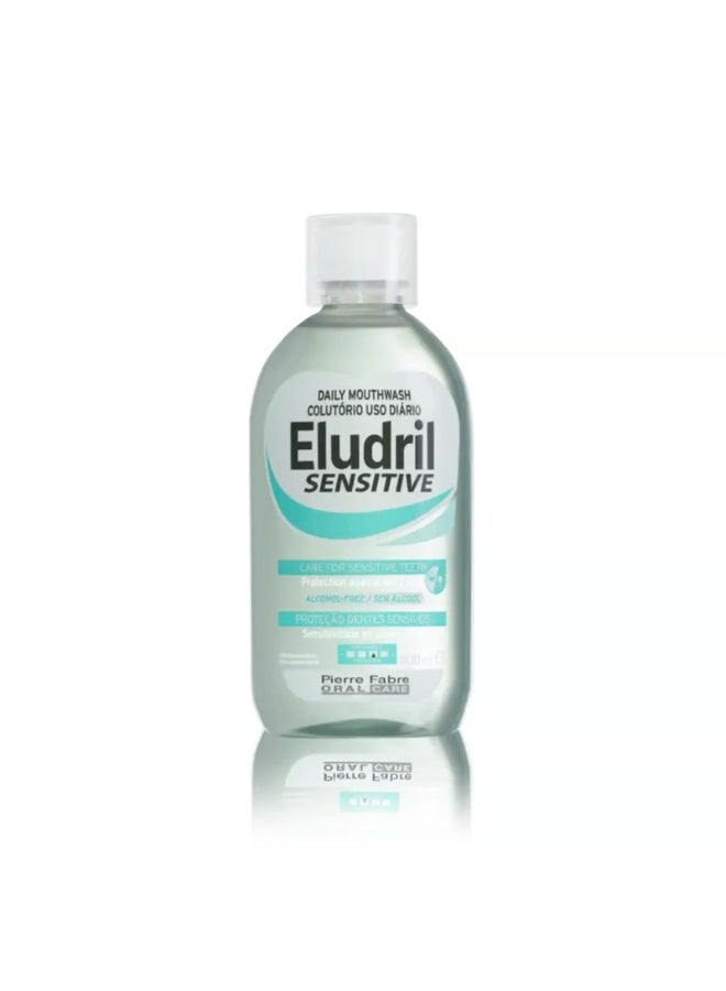 Eludril Sensitive Daily Mouthwash for Sensitive Teeth 500ml - Image 1