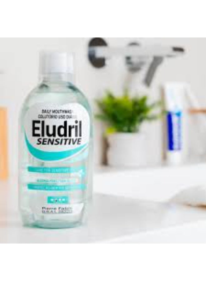 Eludril Sensitive Daily Mouthwash for Sensitive Teeth 500ml - Image 3