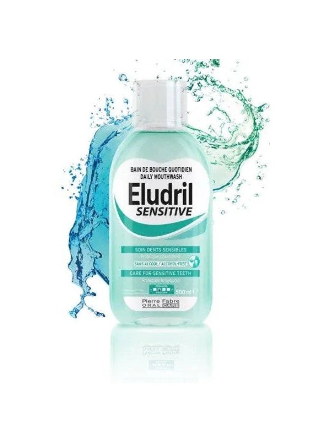 Eludril Sensitive Daily Mouthwash for Sensitive Teeth 500ml - Image 2