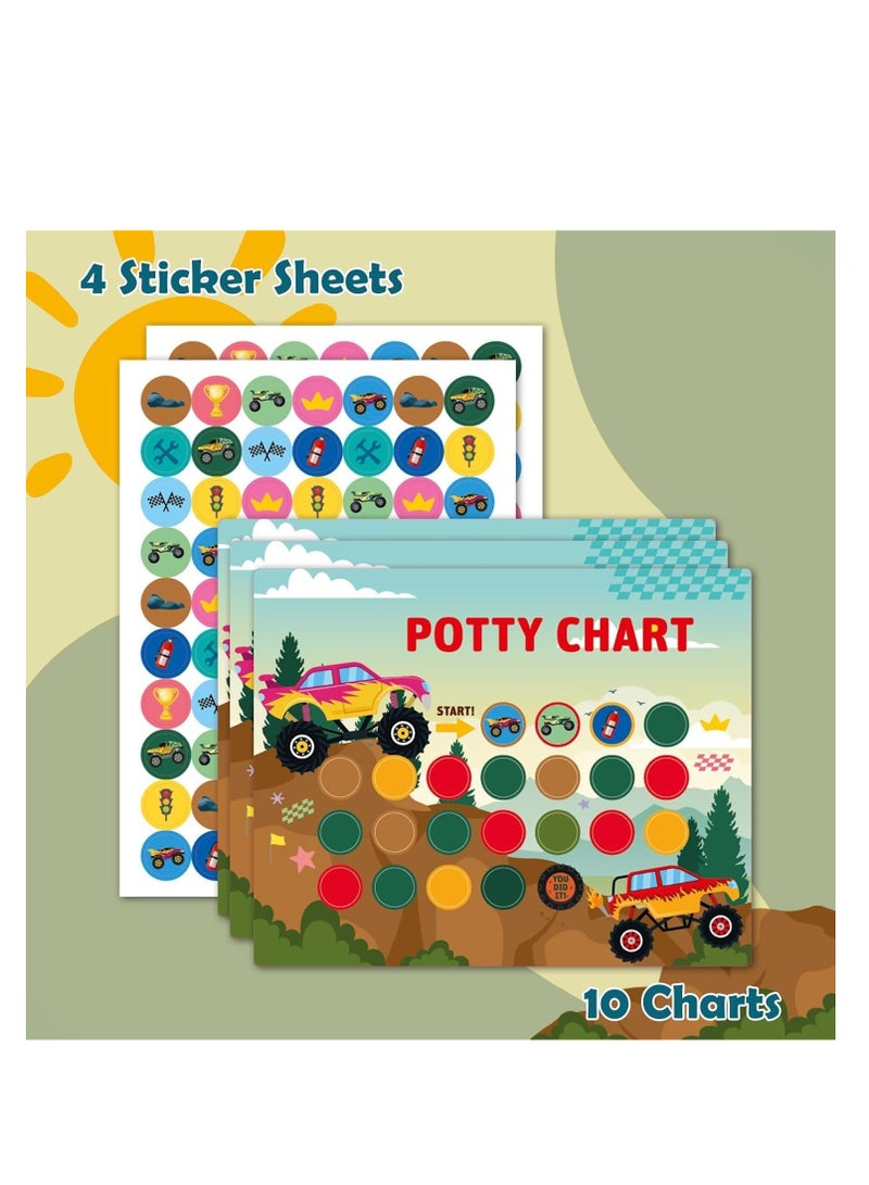 تي سي مخطط تدريب الأطفال على استخدام المرحاض - مخطط ملصقات سيارة الوحش - Image 4