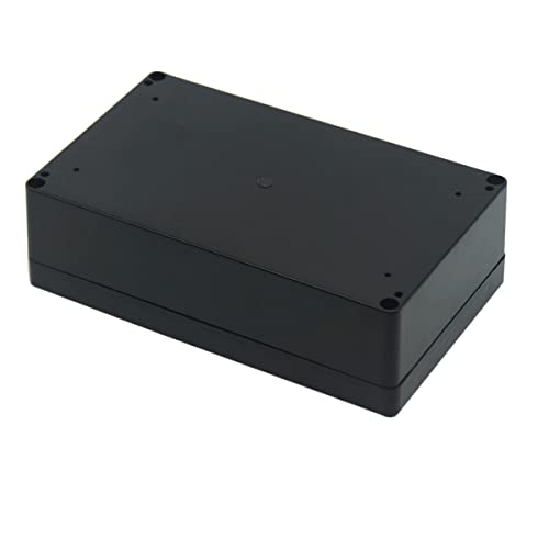 Zulkit Junction Box, Zulkit Project Box IP65 Waterproof Outdoor Box ABS Plastic Electrical Boxes Electronic Enclosure Black 7.9 x 4.7 x 2.2 inch(200 x 120 x 56 mm)(Pack of 1) - Image 3
