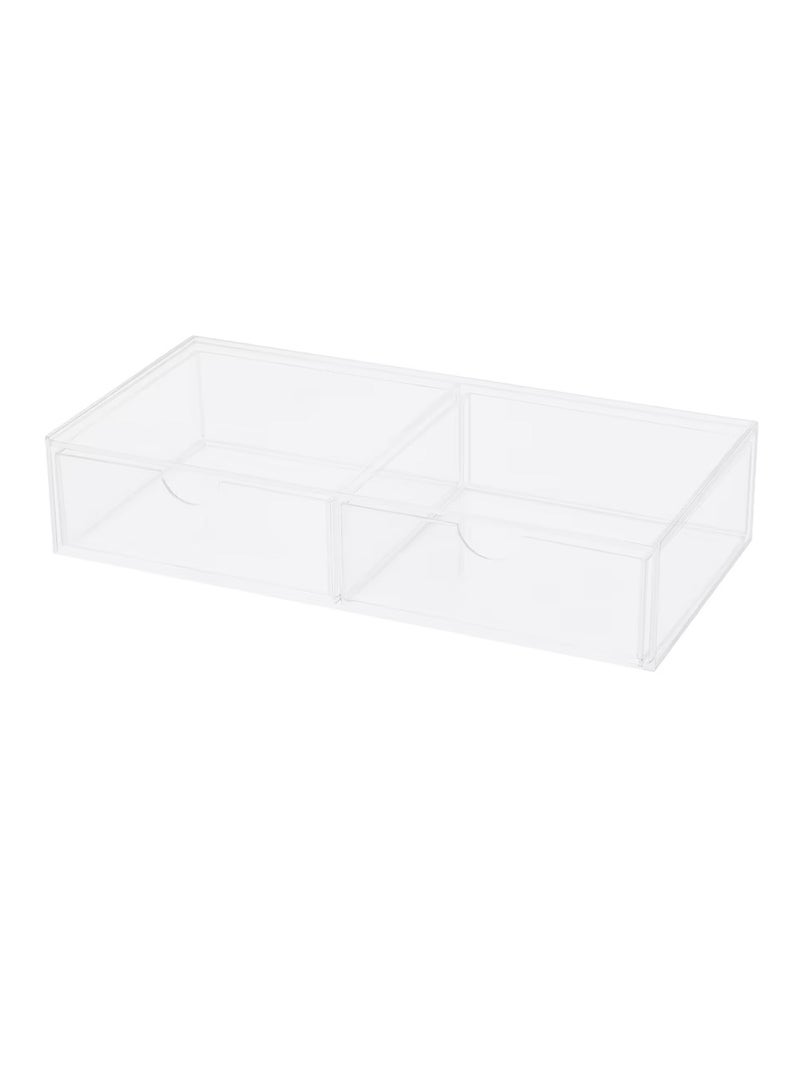 Make-up storage with 2 drawers25x12 cm - Image 1