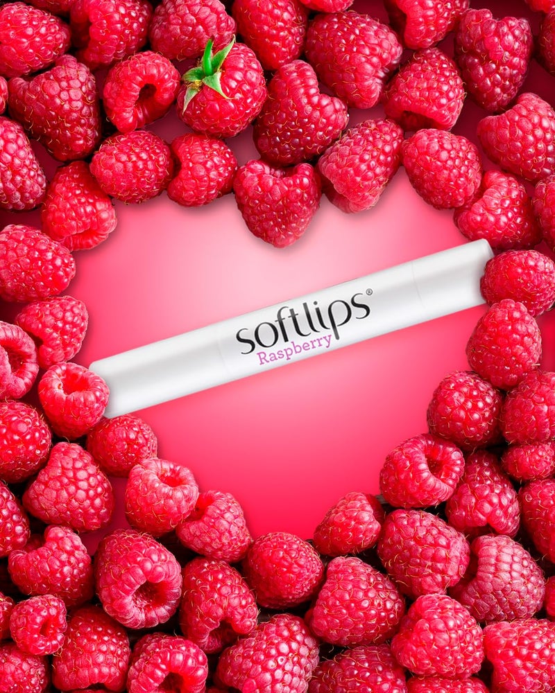 Softlips Raspberry Lip Balm with Green Tea Extract 2-Pack with SPF 20 - Hydrating Protection for Smooth, Delicious Lips - Image 3