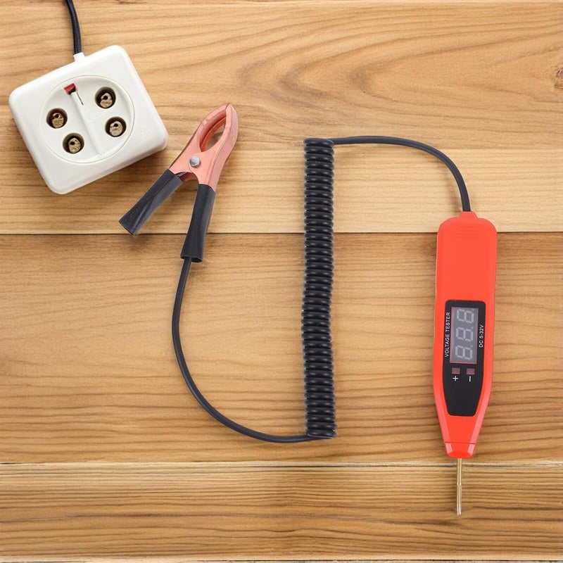 LIFKOME Automotive Circuit Tester Pen Digital Auto Voltage Checker Electrical System Test Pen for Car Truck Wiring Fault Detection - Image 5