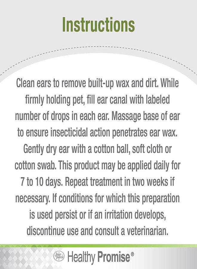 Four Paws 3 Pack of Aloe Ear Mite Treatment for Cats, 0.75 Fluid Ounces Each, Kills on Contact - Image 4