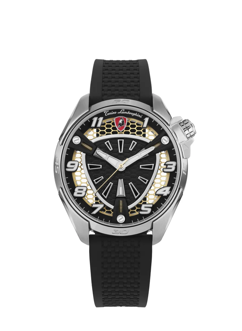 تونينو لامبورجيني TLABSRG-SS-R - Tonino Lamborghini SHOCK ABS SS/ROSE GOLD Male Watch