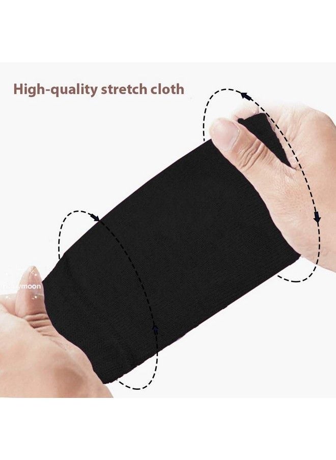 BabyMoon Baby Knee Pads For Crawling Anti Slip Padded Stretchable Elastic Cotton Soft Breathable Comfortable Knee Cap Elbow Safety Protector (Jet Black)  - Image 5