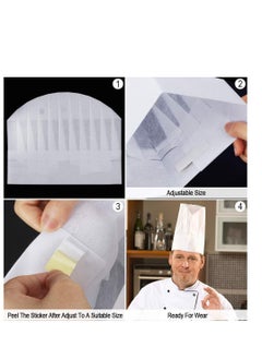 10 Pieces La Kontur Disposable Chef Hat Adjustable For Kitchen Cooking Restaurant Catering Toddlers Baking Hat Chef Costume White 23.5cm Height - pzsku/ZB7330FF504D492EC7BCDZ/45/_/1685798479/e5f4247f-997b-4283-acc5-167f3b113afc