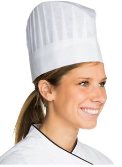 10 Pieces La Kontur Disposable Chef Hat Adjustable For Kitchen Cooking Restaurant Catering Toddlers Baking Hat Chef Costume White 23.5cm Height - pzsku/ZB7330FF504D492EC7BCDZ/45/_/1685798480/abe09256-bb81-4850-b5c3-a599b6db6926