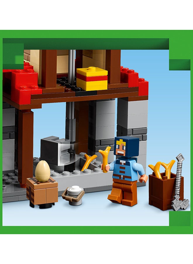 LEGO - Minecraft The Windmill Farm Toy, Video-Game Adventure Set With Models And Equipment, Zombie-Themed Gift For Kids, Building Playset For Boys And Girls Aged 8 And Over (462 Pieces) 21262 - Image 1