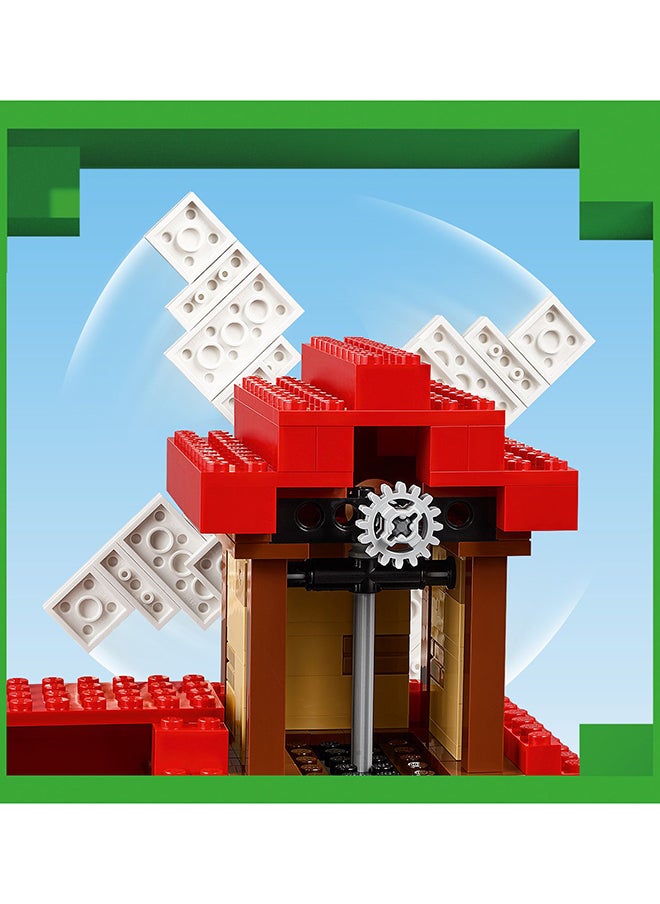LEGO - Minecraft The Windmill Farm Toy, Video-Game Adventure Set With Models And Equipment, Zombie-Themed Gift For Kids, Building Playset For Boys And Girls Aged 8 And Over (462 Pieces) 21262 - Image 1