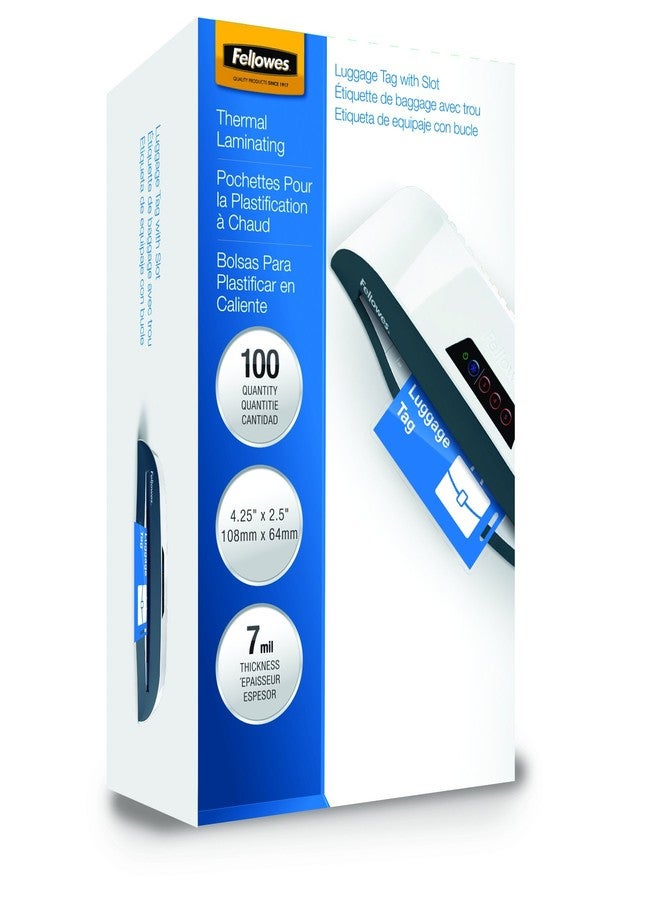 Fellowes, Hot Laminating Pouches, 7 Mil, Luggage Tag, 100 per Pack (52063) - Image 3