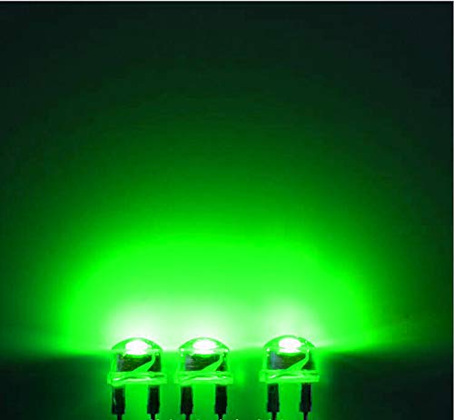 PGSA2Z® 8 mm LED Light-Emitting Diodes 0.5 W Lamp- Green Pack of 50 - Image 3