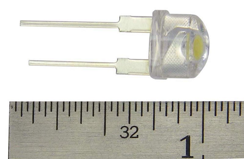 PGSA2Z® 8 mm LED Light-Emitting Diodes 0.5 W Lamp- Green Pack of 50 - Image 2