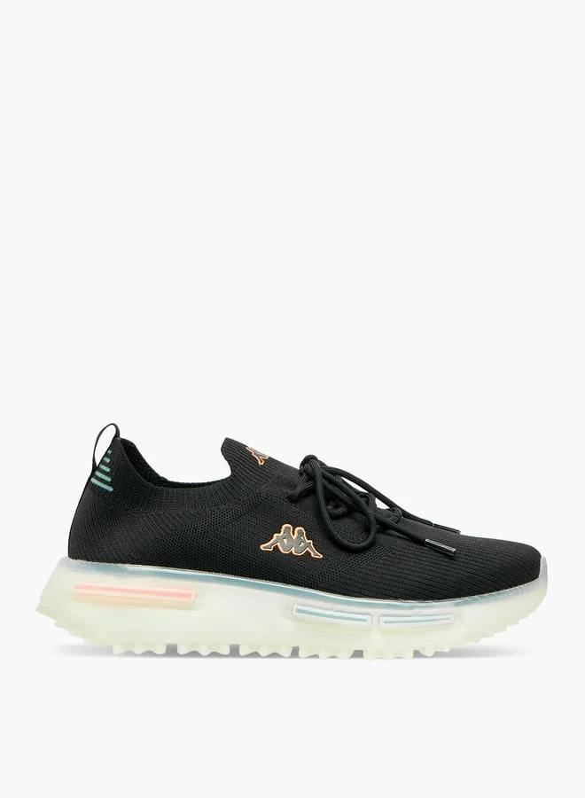 Kappa Mens Textured Slip-On Sports Shoes with Pull Tabs