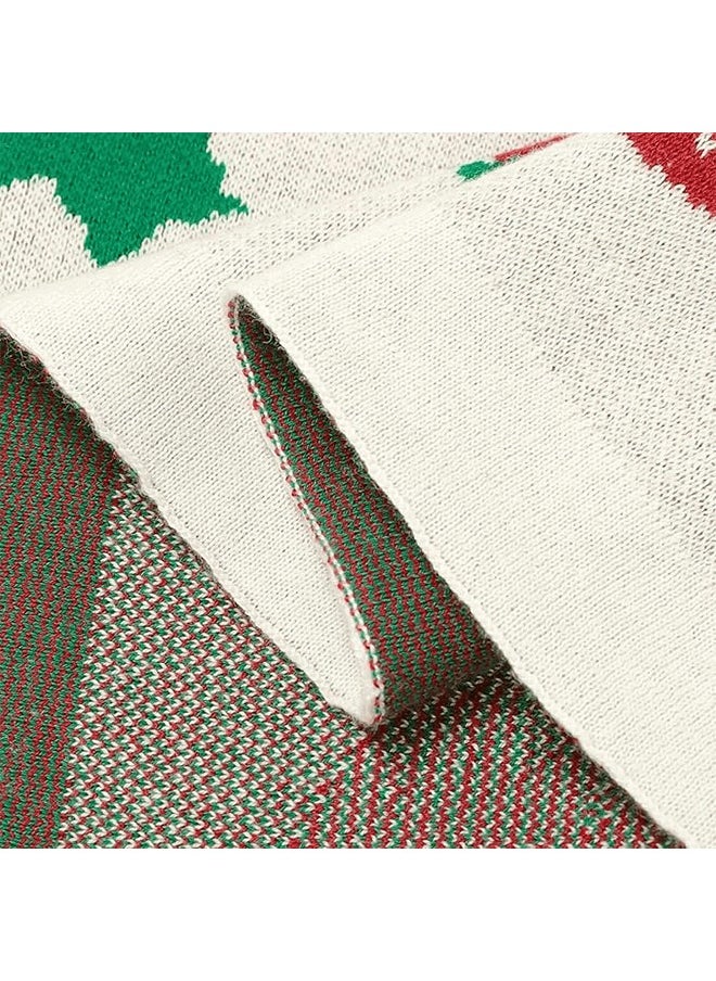 Riolio - Newborn Baby Cotton Receiving Blanket, Baby Breathable Nursery Blankets Toddler Strawberry Knitted Stroller for Boys Girls - Image 1