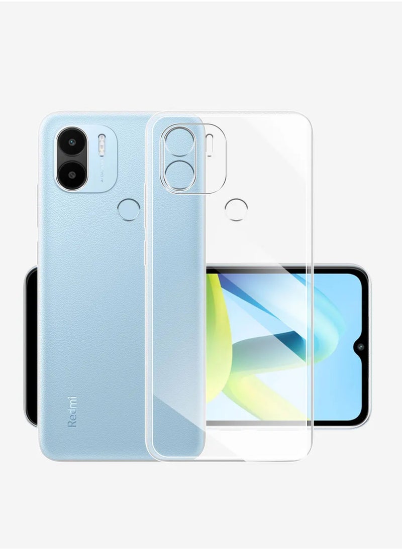 Generic جراب حماية كامل الجسم من السيليكون لهاتف Xiaomi Redmi A1 Plus/A2 Plus، شفاف  - Image 3
