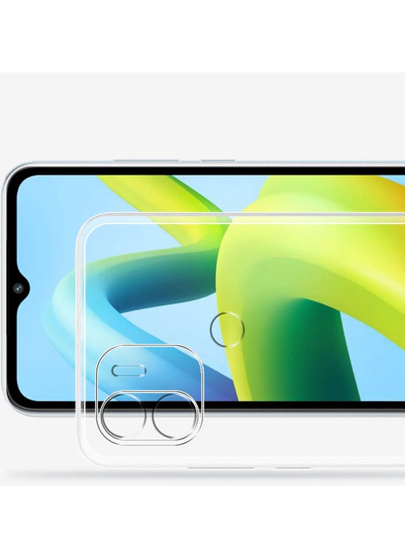 Generic جراب حماية كامل الجسم من السيليكون لهاتف Xiaomi Redmi A1 Plus/A2 Plus، شفاف  - Image 4