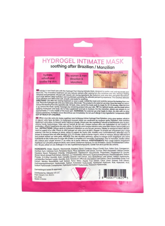 Waxness Kaz Hydrogel Intimate Soothing Mask for Bikini Area After Brazilian or Manzilian Wax – Professional Skin Care - Image 2