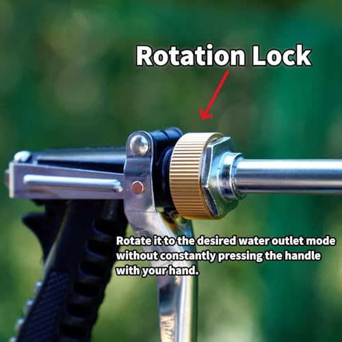 APPSTER DN10 G3/8 High Pressure Agricultural Spray Gun | Zinc Alloy Sprayer with Long Rod | Fruit Tree Sprinkler, Electric Spray, Even & Direct Spray for Garden Irrigation, Car Washing, Cleaning - Image 5