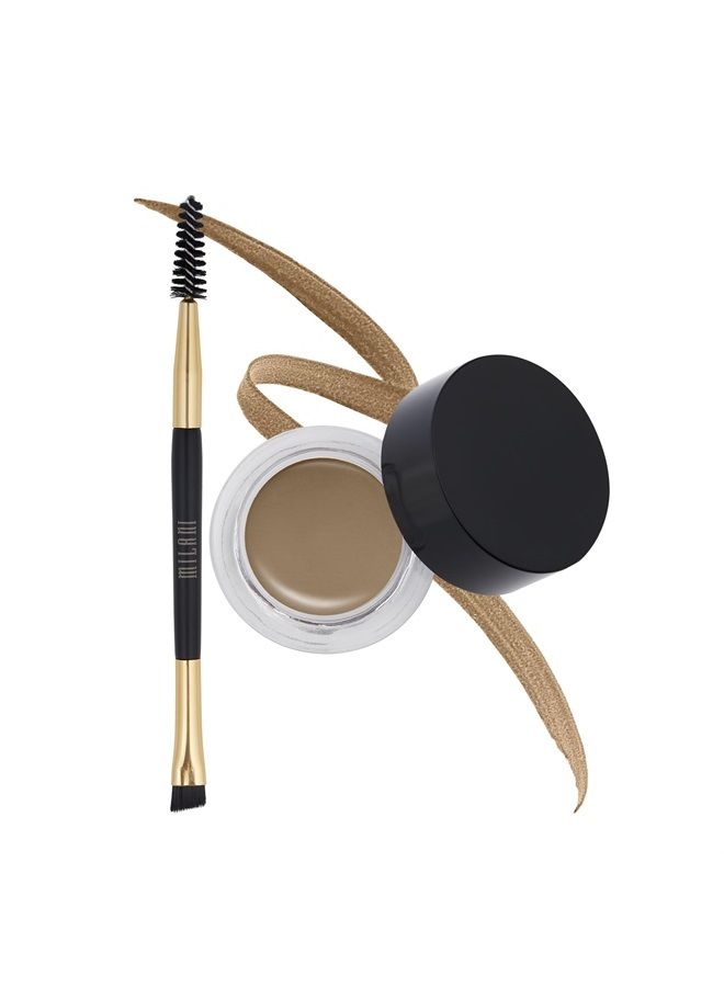 MILANI Stay Put Brow Color - Soft Brown (0.09 Ounce) Vegan, Cruelty-Free Eyebrow Color that Fills and Shapes Brows… - Image 1