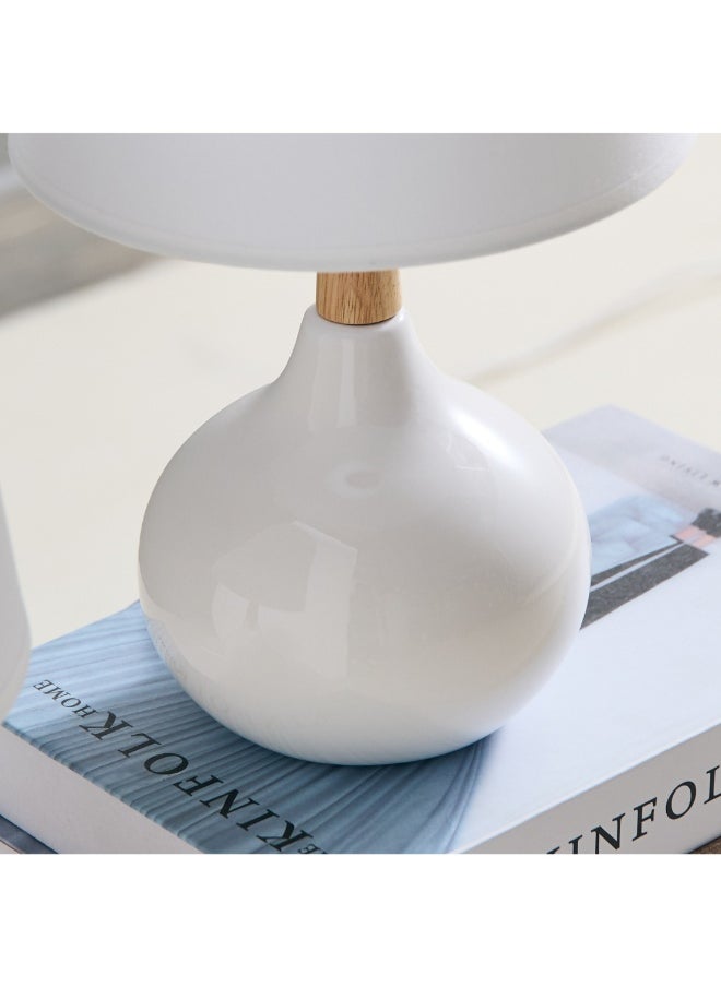 Home Box - Ashra 2-Piece Ceramic Table Lamp Set 40 X 19 Cm - Image 1