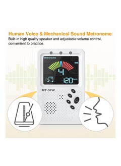 Generic Rechargeable 3 In 1 Guitar Metronome Tuner for Guitar, Bass, Violin, Ukulele Chromatic Multifunction Tuner  - Image 1