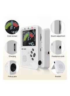 Generic Rechargeable 3 In 1 Guitar Metronome Tuner for Guitar, Bass, Violin, Ukulele Chromatic Multifunction Tuner  - Image 5