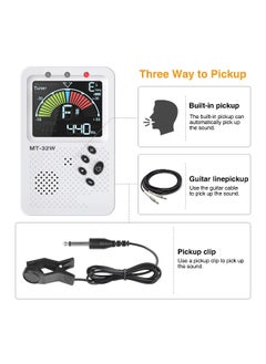 Generic Rechargeable 3 In 1 Guitar Metronome Tuner for Guitar, Bass, Violin, Ukulele Chromatic Multifunction Tuner  - Image 4