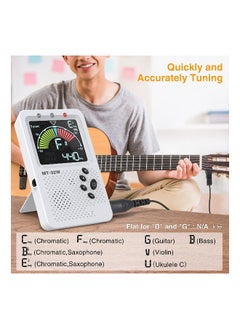 Generic Rechargeable 3 In 1 Guitar Metronome Tuner for Guitar, Bass, Violin, Ukulele Chromatic Multifunction Tuner  - Image 3