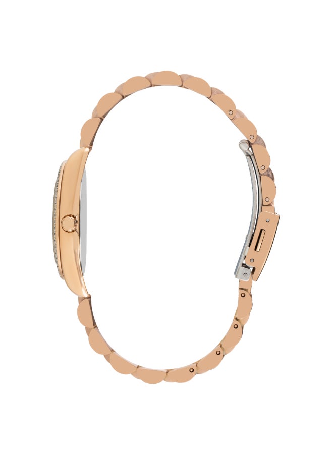 Lee Cooper - Lee Cooper Women's Quartz Movement Watch, Analog Display and Metal Strap - LC07478.430, Rose Gold - Image 1