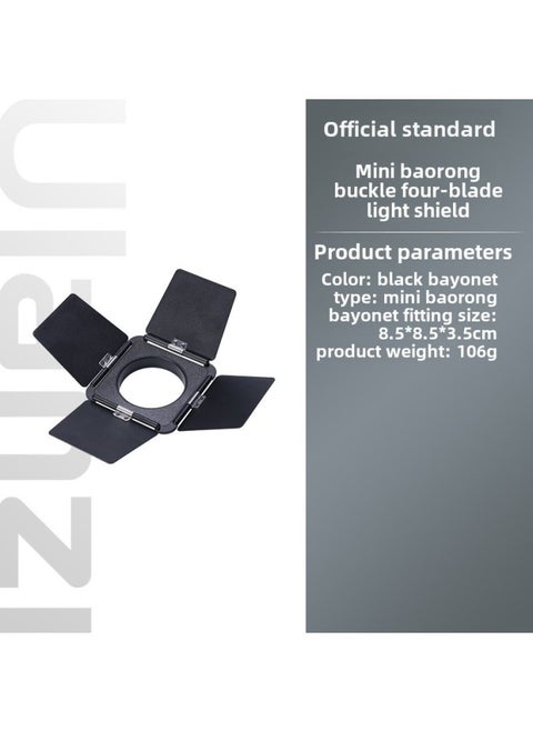 Ulanzi Excellent Basket 100W Lamp Master Palm COB Lamp Live Fill Light Built-in Battery Portable Camera-Light Source Color: Mini Baorong Bayonet