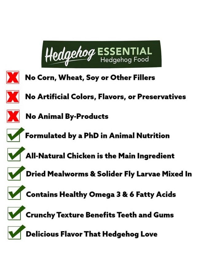 EXOTIC NUTRITION Exotic Nutrition Starter Package for Hedgehogs - Includes Exercise Wheel, Healthy Food, Natural Treat, Multi-Vitamin & Hideout  - Image 5
