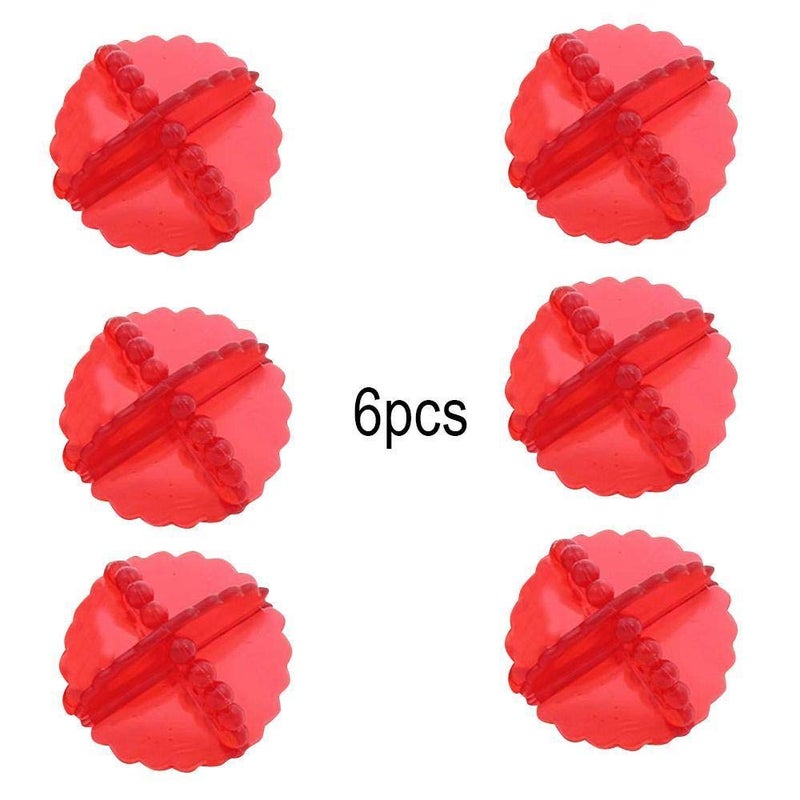 PallRin Combo Flower Shape Home Washing Machine Floating Net Bag Hair Removal Ball Debris Thread Cleaning Filter Net Lint Mesh Bag 2 Nos Washing Machine Ball Wash Without Detergent6No RandomColor  - Image 3