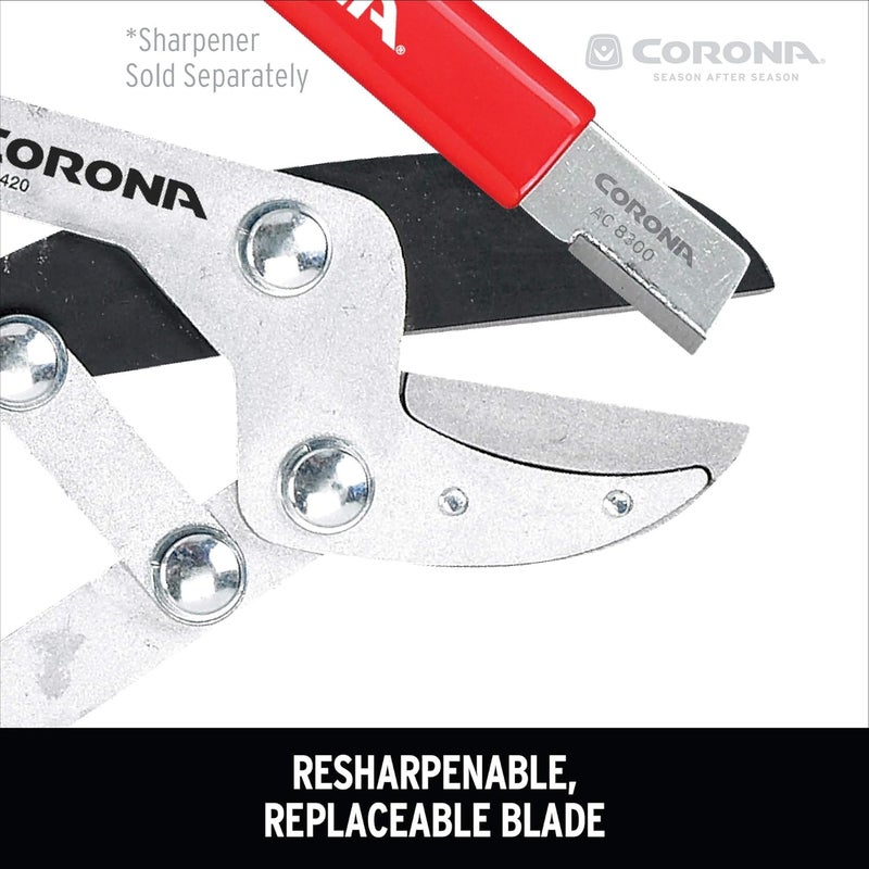 Corona Compound Action Anvil Lopper, 32 Inch, FL 3420, Red - Image 3