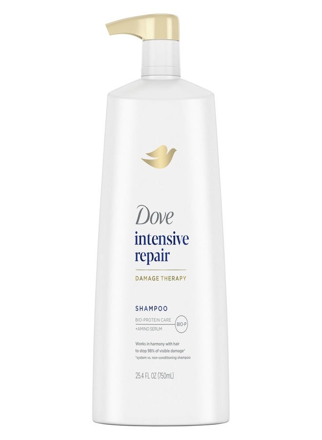 Dove Shampoo Intensive Repair for Damaged Hair Shampoo with Bio-Restore Complex 25.4 oz - Image 1