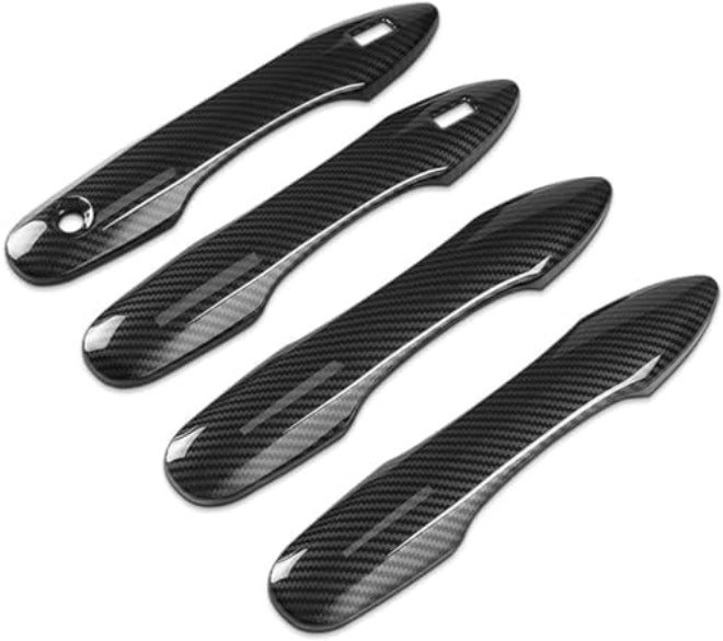 Carbon Fiber Door Handle Cover for Toyota Camry & Corolla (2018-2023) - Keyless Smart Access - Image 2