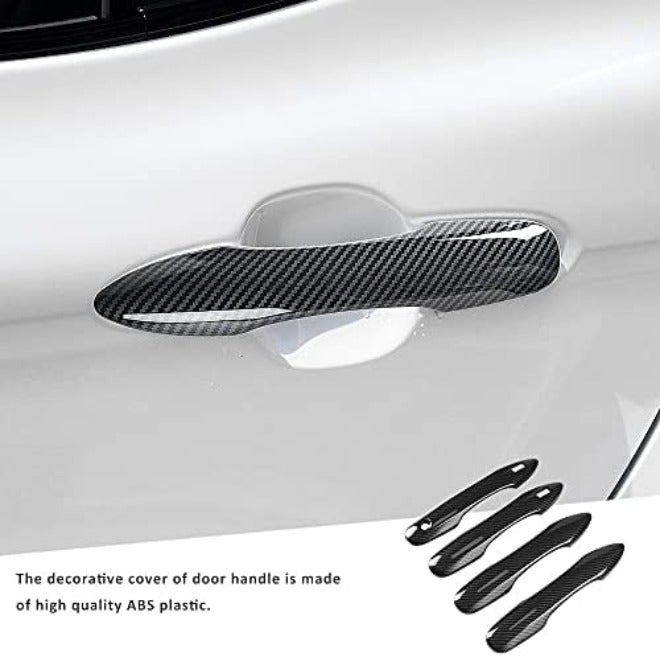 Carbon Fiber Door Handle Cover for Toyota Camry & Corolla (2018-2023) - Keyless Smart Access - Image 4