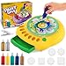 TingingYuli Spin Art Machine for Kids Paint Spinner Art Craft Kit with 36 Artboards 7 Colors Arts and Crafts Painting Set for Boys Girls Ages 412 Birthday Easter Gifts for 6 7 8 9 10 Year OldGreen - Image 3