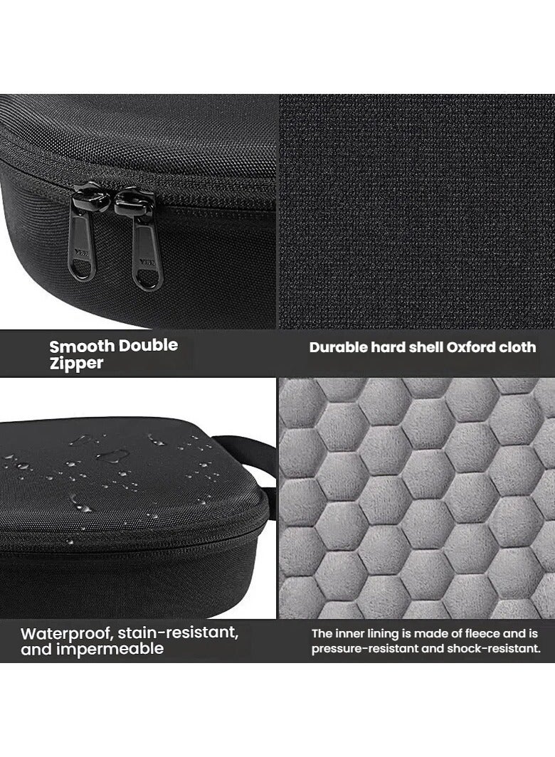 Headphone Case for Sony WH-CH710N - Zippered Storage Case Hard-Shell Shockproof Portable Protective Cover Accessory Organizer - Image 4
