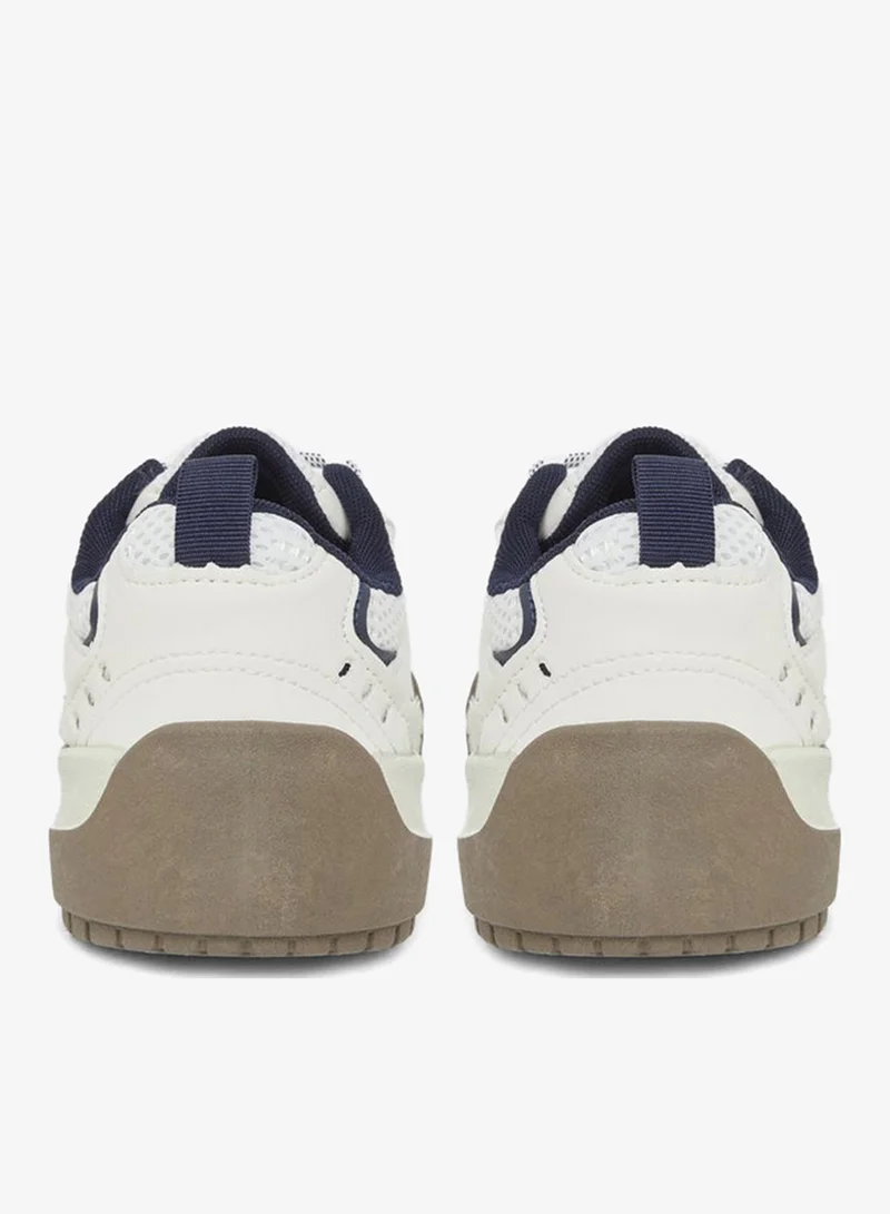 Styli Active  Textured Lace Up Sneakers for Women | Best Price UAE