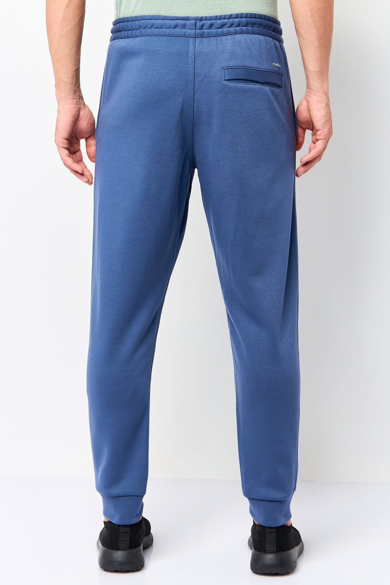 MOTION Men Sportswear Fit Drawstring Outdoor Track Pants, Dusty Blue - Image 4