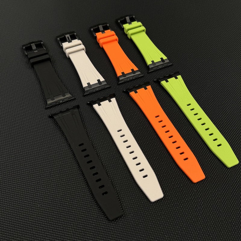 Bluejw Silicone Watch Band for iWatch 9 8 7 Smart Ultra 2, Waterproof Sport Rubber Strap, Replacement Watch Band - Image 3