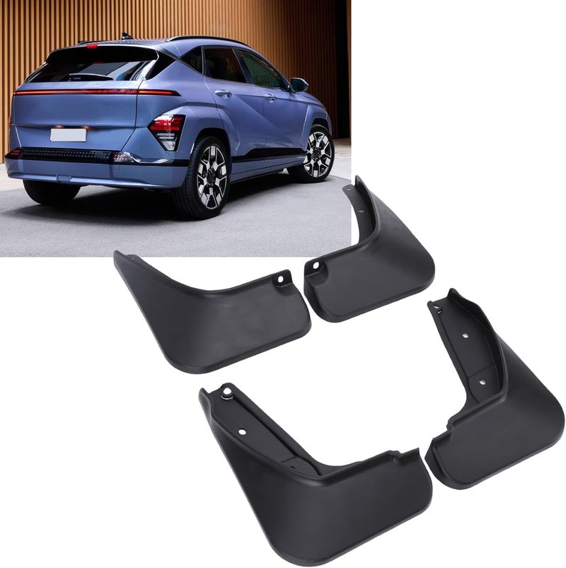 Mud Flaps Set Front Rear, Plastic Splash Guards for 2024, 1 Pair - Excellent Strength, Precise Fit, Easy Installation - Image 4